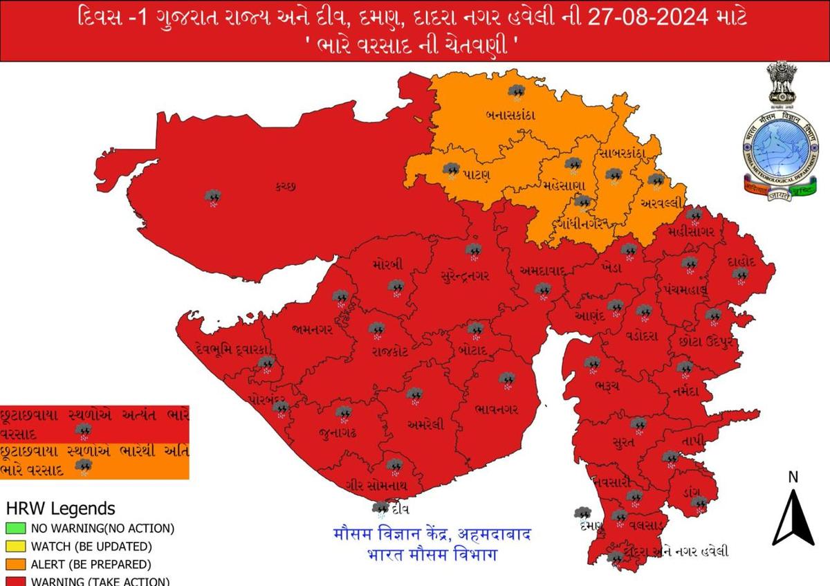 Gujarat Red alert